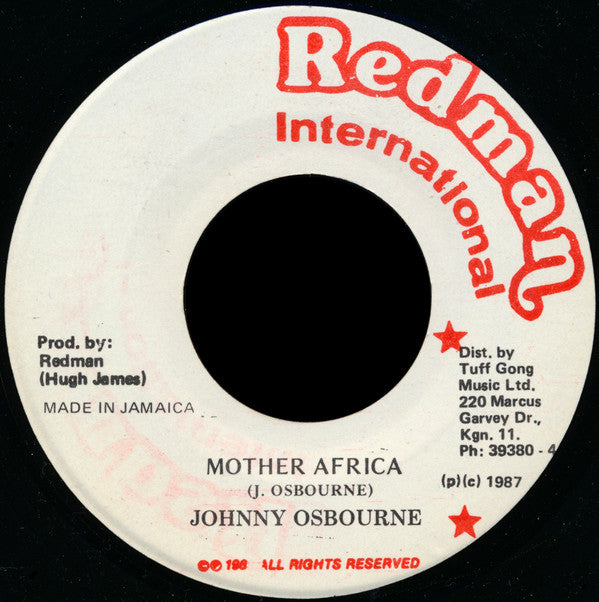 Johnny Osbourne : Mother Africa (7")
