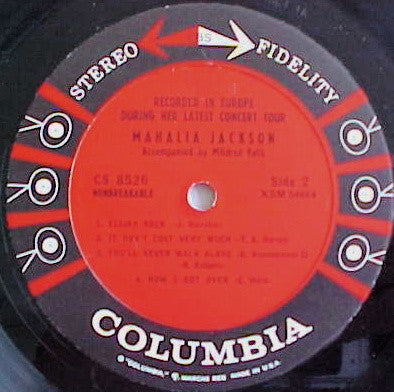 Mahalia Jackson : Recorded Live In Europe During Her Latest Concert Tour (LP, Album, Hol)