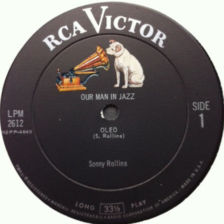 Sonny Rollins : Our Man In Jazz (LP, Album, Mono)