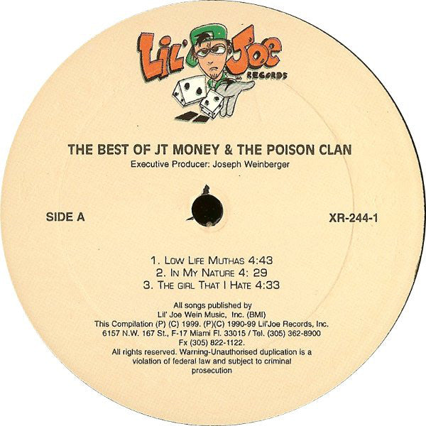 JT Money & Poison Clan : The Best Of JT Money & The Poison Clan (2xLP, Comp)