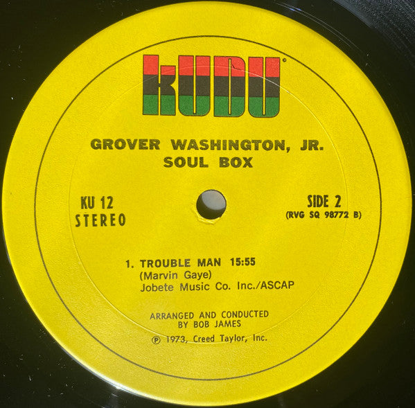 Grover Washington, Jr. : Soul Box Vol. 1 (LP, Album)