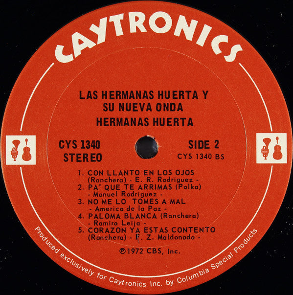 Hermanas Huerta Y Su Los Nueva Onda : Hermanas Huerta (LP)