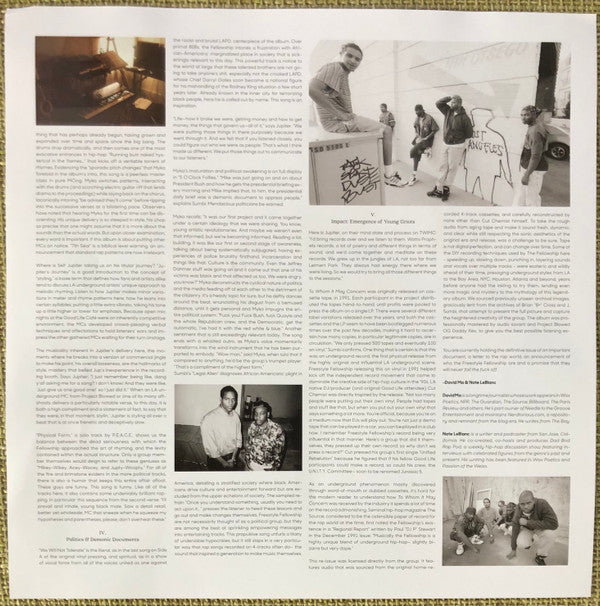 The Freestyle Fellowship* : To Whom It May Concern... (2xLP, Album, RE, RM)