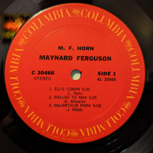 Maynard Ferguson : M.F. Horn (LP, Album, Ter)