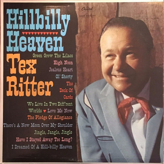 Tex Ritter : Hillbilly Heaven (LP, Album, Mono, Scr)