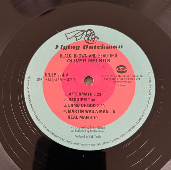 Oliver Nelson : Black, Brown And Beautiful (LP, Album, RE)