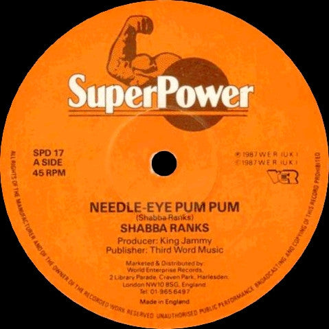 Shabba Ranks / Junior Delgado : Needle Eye Pum Pum / Illegal Gun (12")
