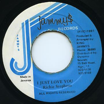 Richie Stephens : I Just Love You (7")