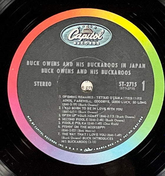 Buck Owens And His Buckaroos : Buck Owens And His Buckaroos In Japan (LP)