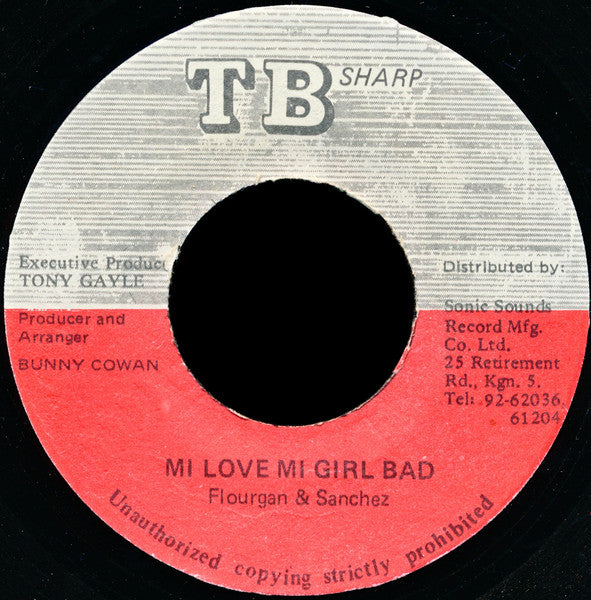 Flourgon & Sanchez : Mi Love Mi Girl Bad (7")
