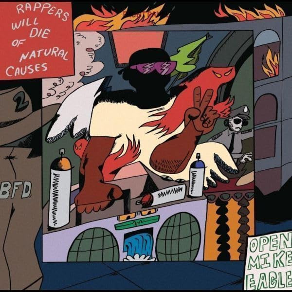 Open Mike Eagle : Rappers Will Die Of Natural Causes (LP, RP, Sil)
