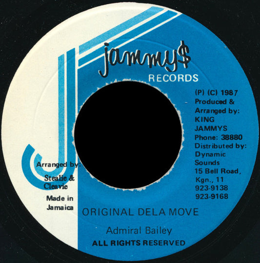 Admiral Bailey : Original Dela Move (7")
