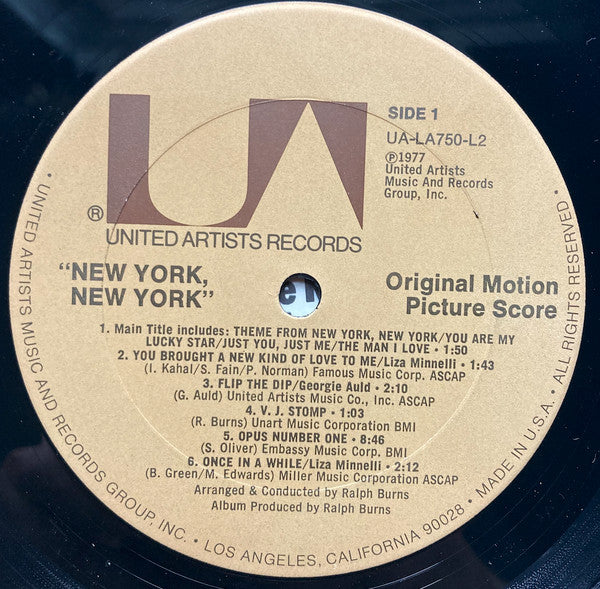 Liza Minnelli • Robert De Niro : New York, New York (Original Motion Picture Score) (2xLP, Album)