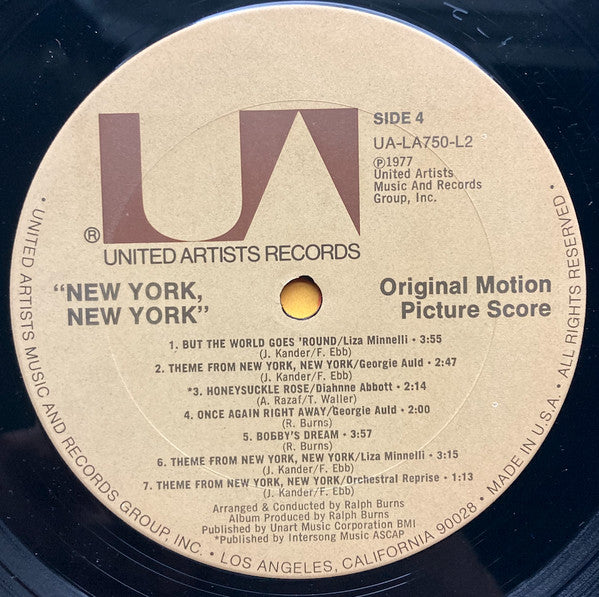 Liza Minnelli • Robert De Niro : New York, New York (Original Motion Picture Score) (2xLP, Album)