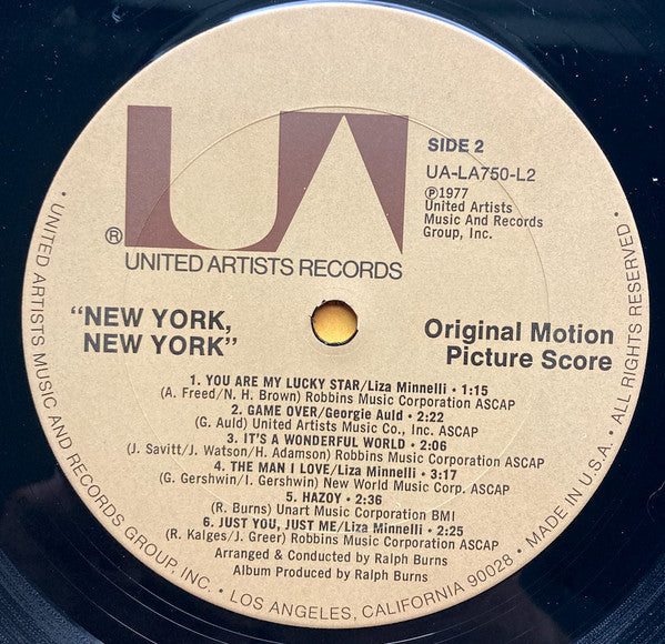 Liza Minnelli • Robert De Niro : New York, New York (Original Motion Picture Score) (2xLP, Album)