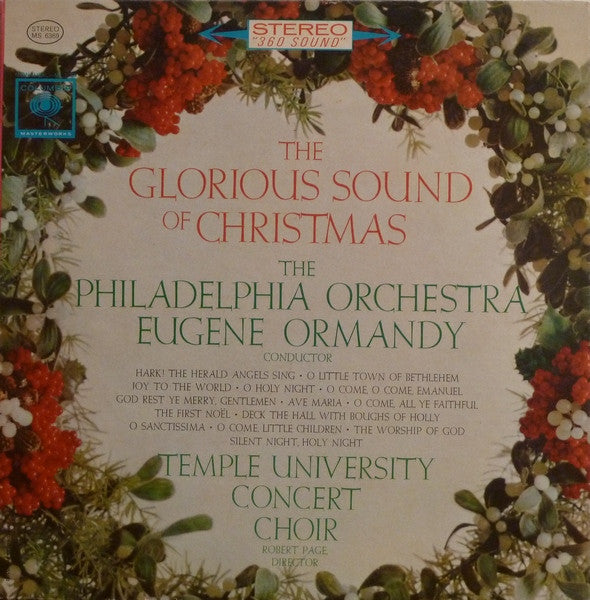 The Philadelphia Orchestra, The Temple University Choirs : The Glorious Sound Of Christmas (LP, Ter)