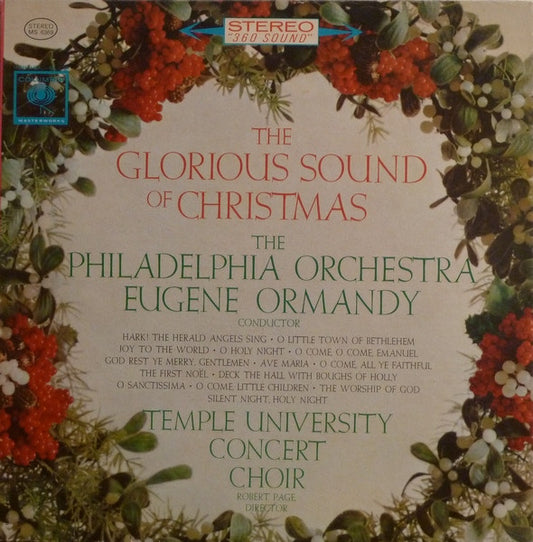 The Philadelphia Orchestra, The Temple University Choirs : The Glorious Sound Of Christmas (LP, Ter)
