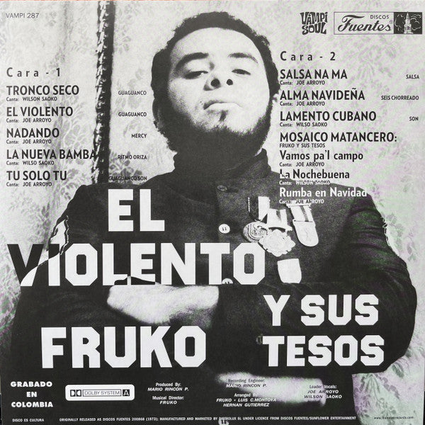 Fruko Y Sus Tesos : El Violento (LP, Album, RE)