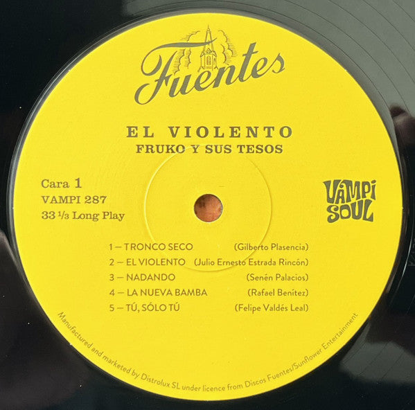 Fruko Y Sus Tesos : El Violento (LP, Album, RE)