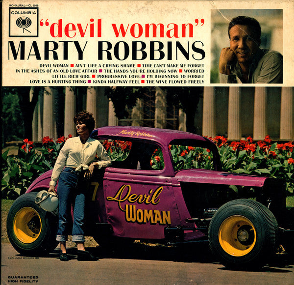 Marty Robbins : Devil Woman (LP, Album, Mono)