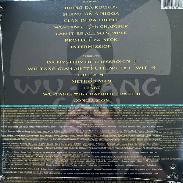 Wu-Tang Clan : Enter The Wu-Tang (36 Chambers) (LP, Album, RE)