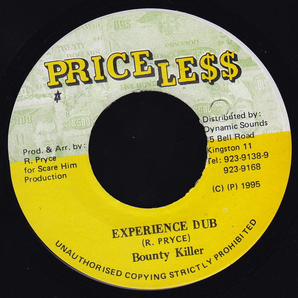Bounty Killer : My Experience (7")