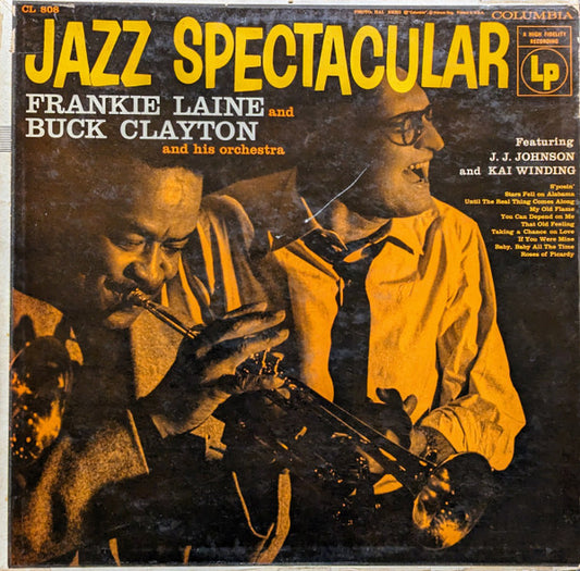 Frankie Laine And Buck Clayton And His Orchestra Featuring J.J. Johnson And Kai Winding : Jazz Spectacular (LP, Album, Mono, Hol)