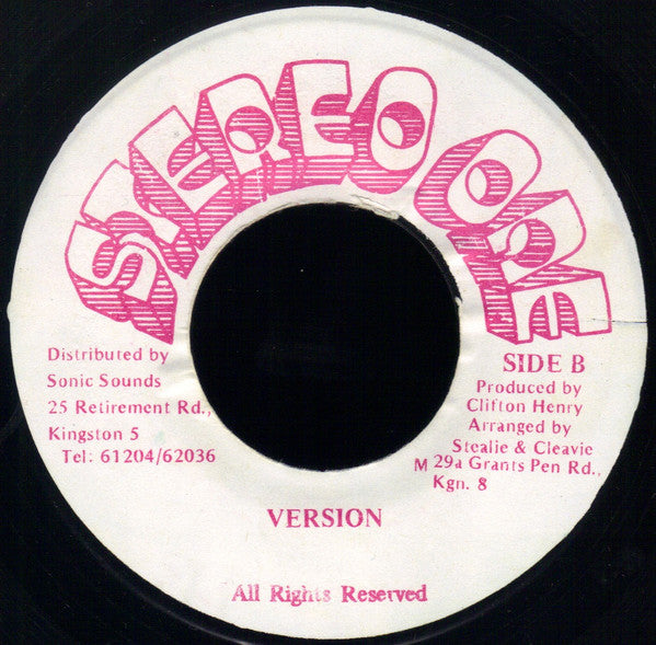 Frankie Paul : To The Fire (7")