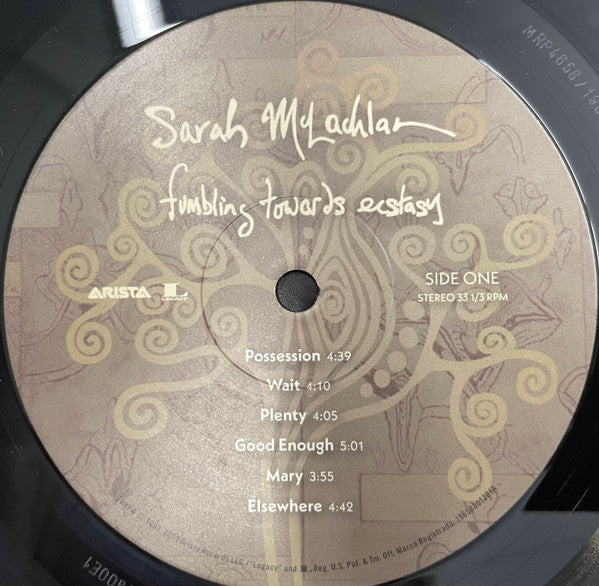 Sarah McLachlan : Fumbling Towards Ecstasy (LP, Album, RE)
