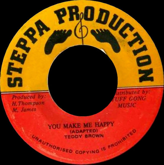 Teddy Brown : You Make Me Happy (7")