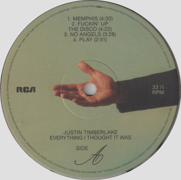 Justin Timberlake : Everything I Thought It Was (2xLP, Album, Smo)