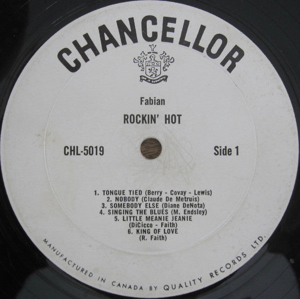 Fabian (6) : Rockin' Hot (LP, Album, Mono)
