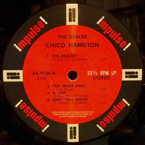 Chico Hamilton Introducing Larry Coryell : The Dealer (LP, Album, RE, 180)