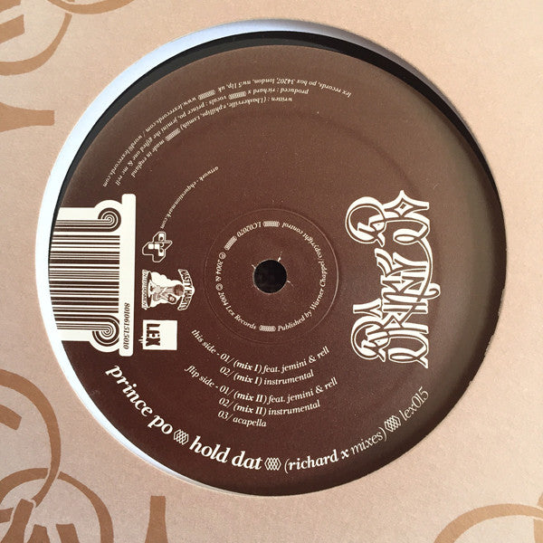 Prince Po : Hold Dat (Richard X Mixes) (12")