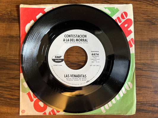 Las Venaditas, Los Avileños De Alamo : Contestacion A La Del Morral (7", Promo, Pro)