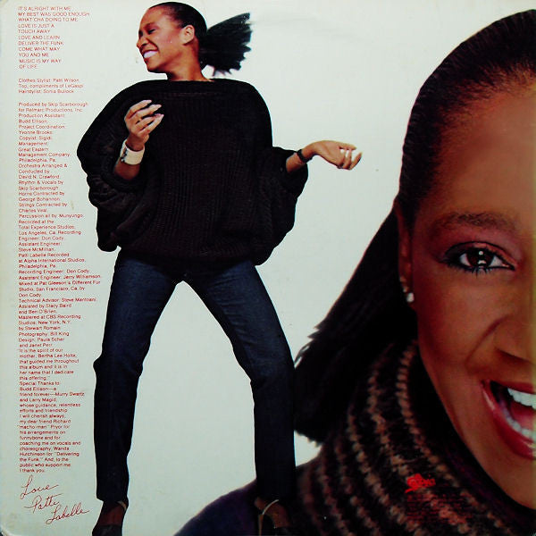 Patti LaBelle : It's Alright With Me (LP, Album)