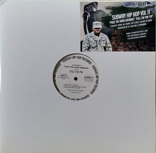 DJ 3rd Rail & Page The Hand Grenade : Pull The Pin (12", EP, Ltd, Pur)