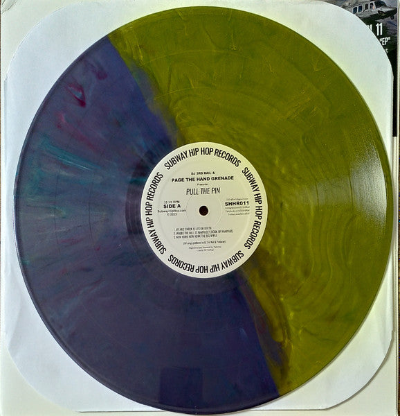 DJ 3rd Rail & Page The Hand Grenade : Pull The Pin (12", EP, Ltd, Pur)