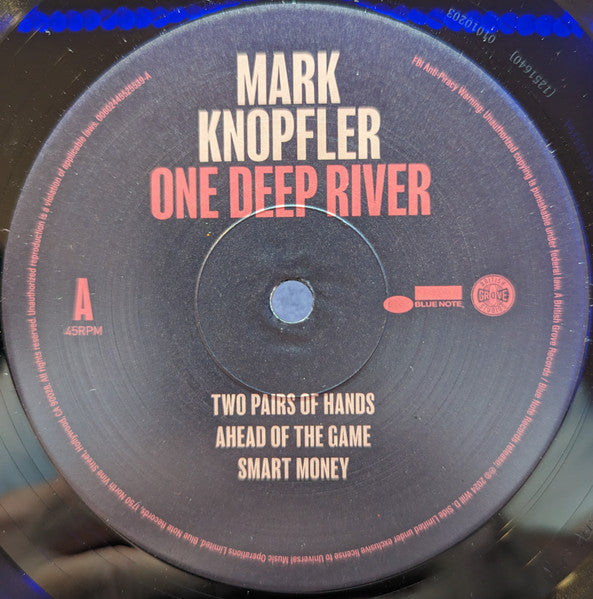 Mark Knopfler : One Deep River (2xLP, Album, Gat)