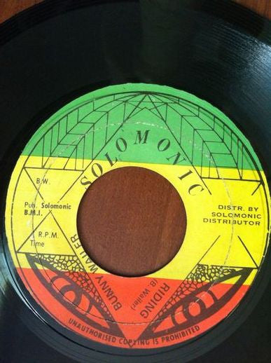 Bunny Wailer : Riding (7")