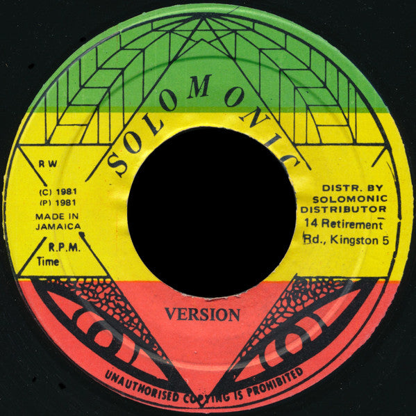 Bunny Wailer : The Conqueror (7")