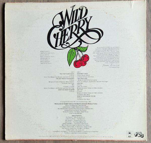 Wild Cherry : Wild Cherry (LP, Album, Ter)