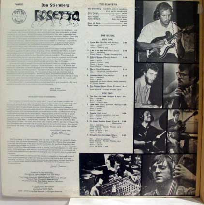Don Stiernberg : Rosetta (LP, Album)