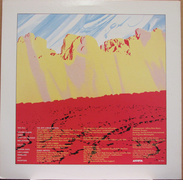 The Jeff Lorber Fusion : Wizard Island (LP, Album, Ter)