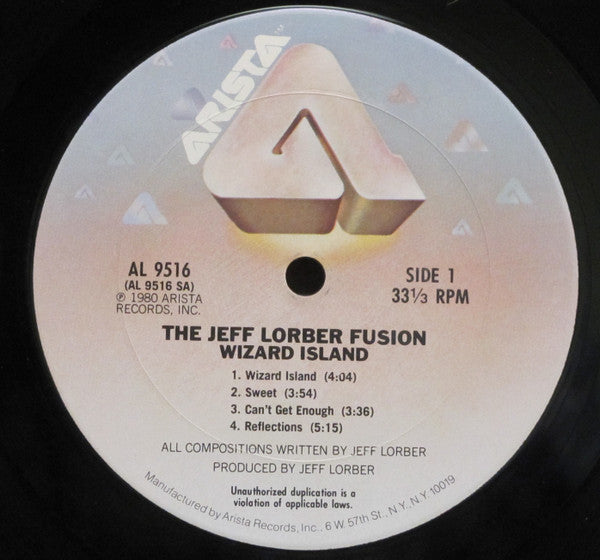 The Jeff Lorber Fusion : Wizard Island (LP, Album, Ter)