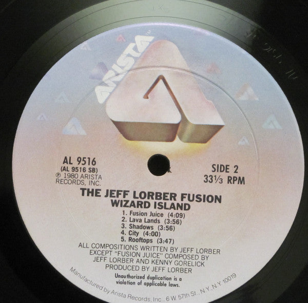 The Jeff Lorber Fusion : Wizard Island (LP, Album, Ter)
