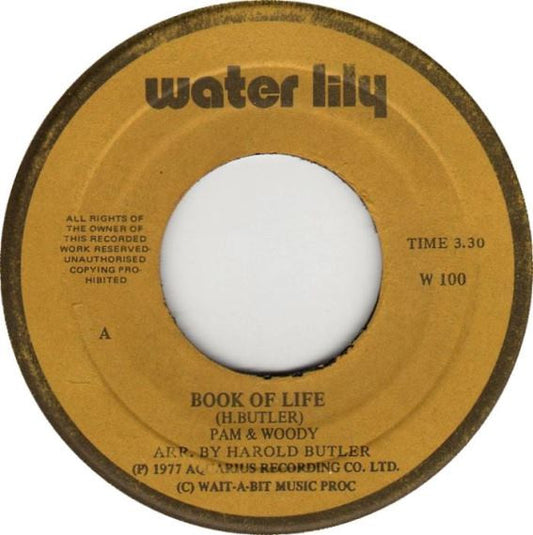 Pam Hall & Orville Wood : Book Of Life (7")