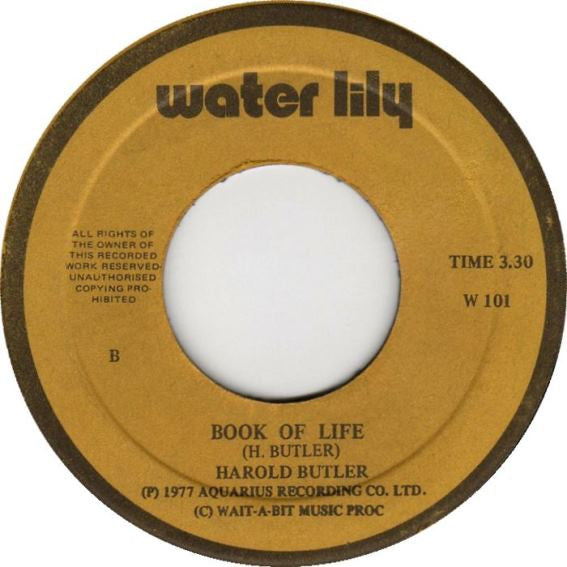 Pam Hall & Orville Wood : Book Of Life (7")
