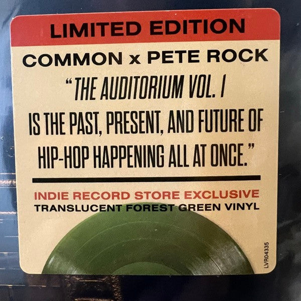 Common x Pete Rock : The Auditorium Vol. 1 (2xLP, Album, Ltd, For)