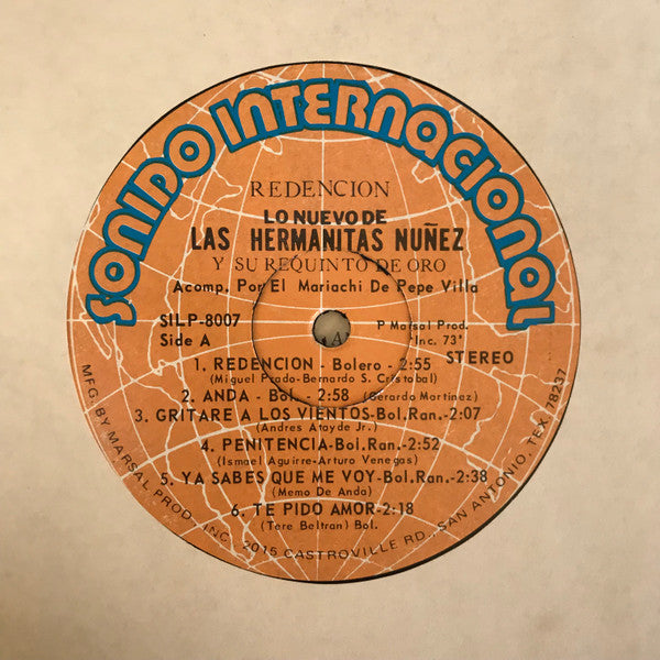 Hermanitas Núñez : Lo Nuevo De Las Hermanitas Núñez (LP, Album)